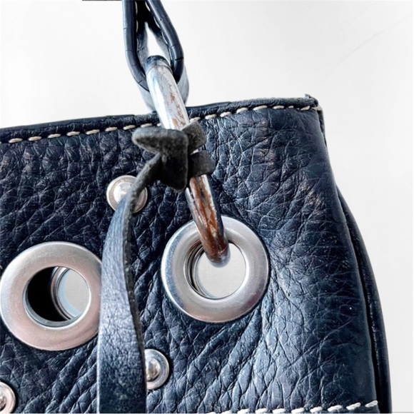 Aqua Madonna Leather Purse – Distressed and Ready to Impress - Picture 3 of 7